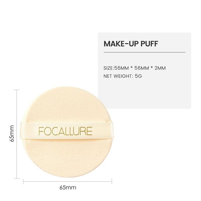 FOCALLURE - Круглая пуховка-подушечка