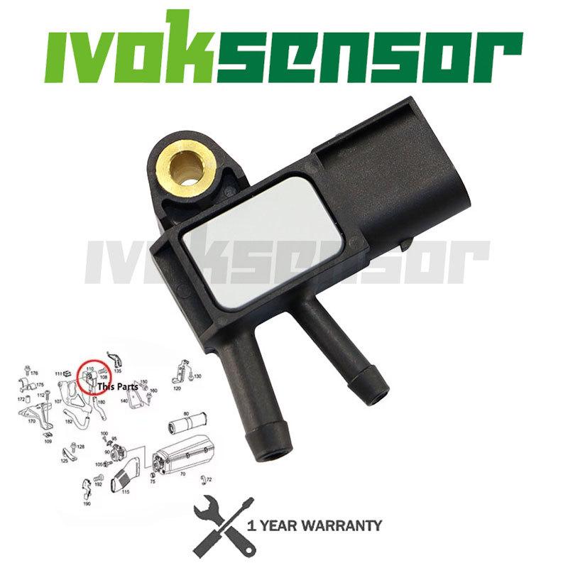 0281002924 DPF Differential Map sensor for Benz Smart G M GL-CLASS ML280 ML300 ML320 ML350 A 6429050100 0061539528 0061534928
