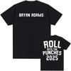 2026 Singer Printing Tshirt Roll With The Punches Tour 2025 Tshirts Short Sleeve Cotton