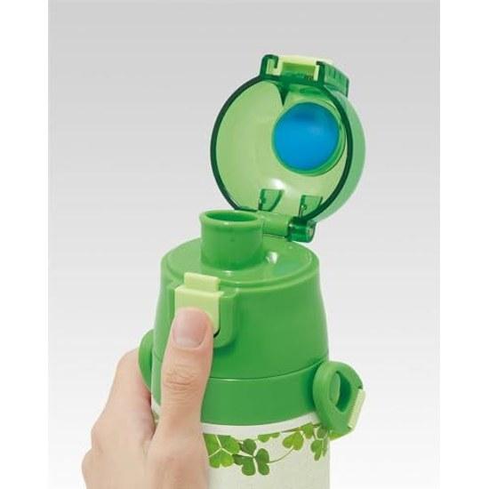 Skater water bottle children direct drinking 470ml Pikmin boys girls insulated stainless steel lightweight type sports kids jug SDC4-A