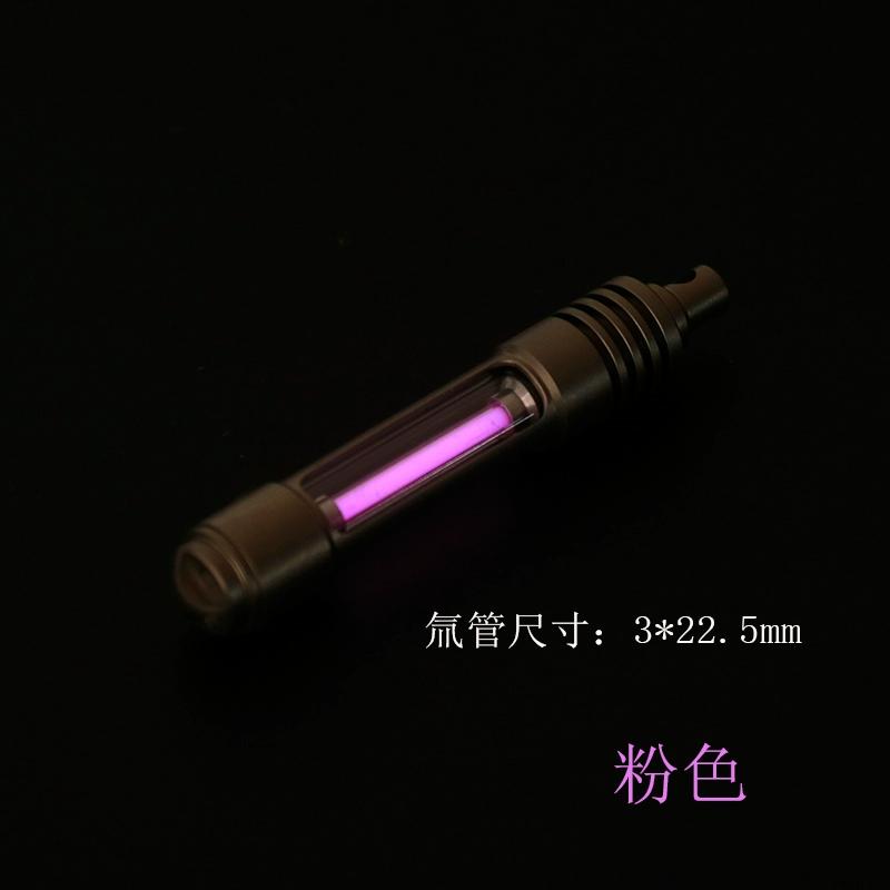 Titanium Alloy T323P Tritium Tube Keychain Pendant Signal Light Self-luminous, Easy To Disassemble