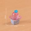 Glow In The Dark Miniature Cactus Resin Figurine Creative Desktop Decoration