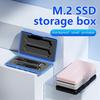 SSD Portable Carrying Case for M.2 SATA NVme PCie Solid Disk Anti-static Waterproof SSD Protection Pouch With Double Layer Storage Splash-proof