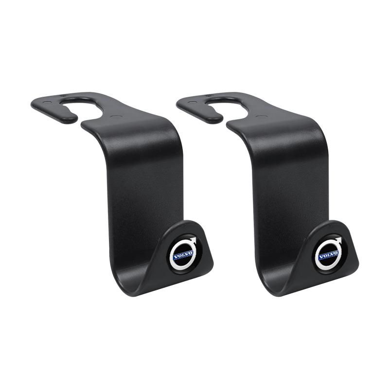 hpwfk5 2Pcs Portable Car Seat Back Hooks Storage Accessories For Volvo XC40 S60 V70 S80 C30 FH16 T6 S90 XC90 XC60 V50 AWD FH500 V40 V60