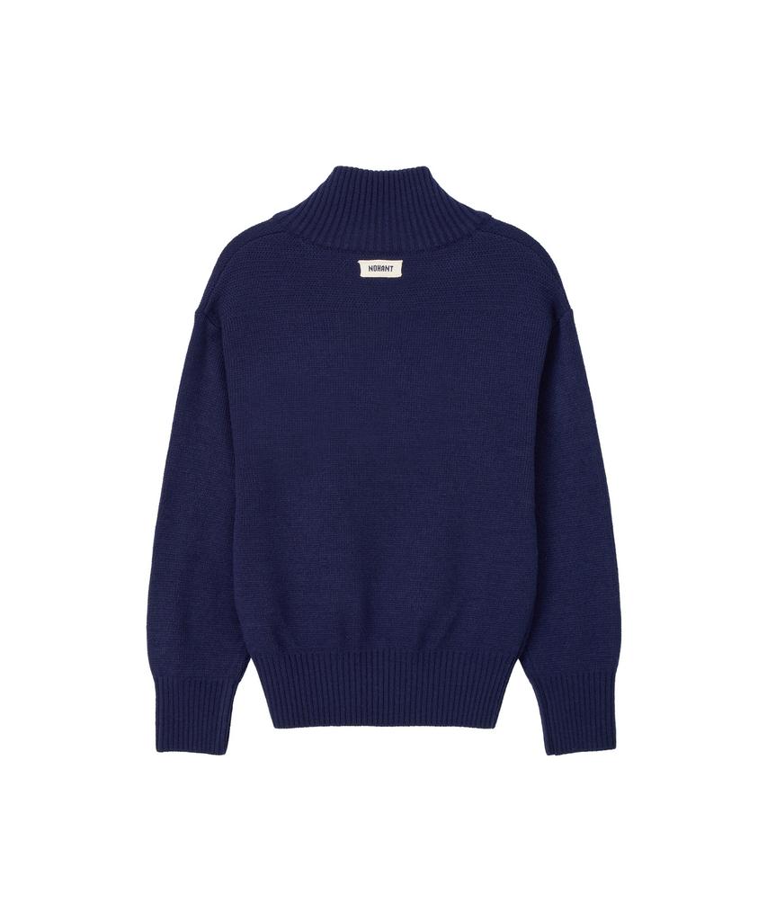 NOHANT 90S Quarter-Zip Knit Navy