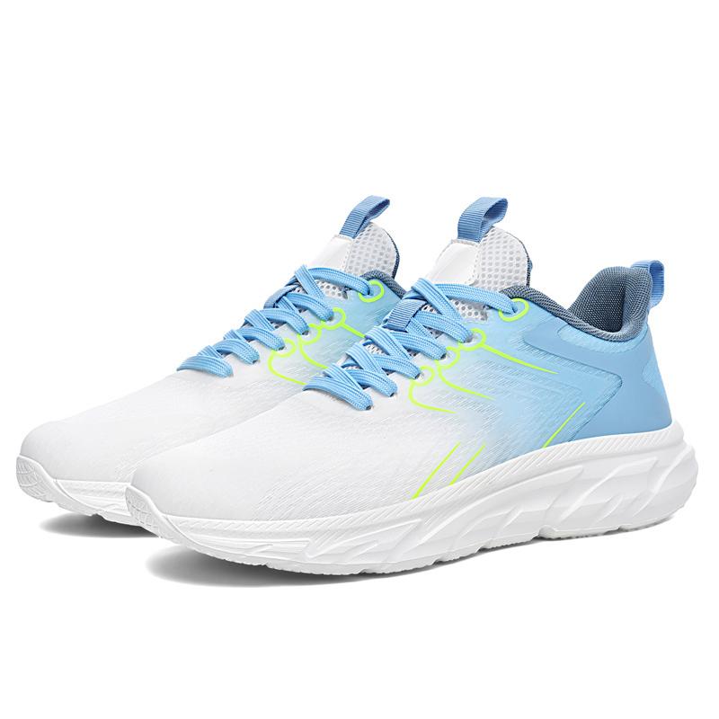 New Autumn Fashionable Mens Sports Shoes Racing Cushioned Ultra Light Running Shoes Wear-resistant and Anti Slip Walking Shoes