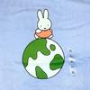 Uniqlo Дик Бруна UT Графическая футболка Синяя Унисекс S-4XL Миффи МИР ДЛЯ ВСЕХ NWT