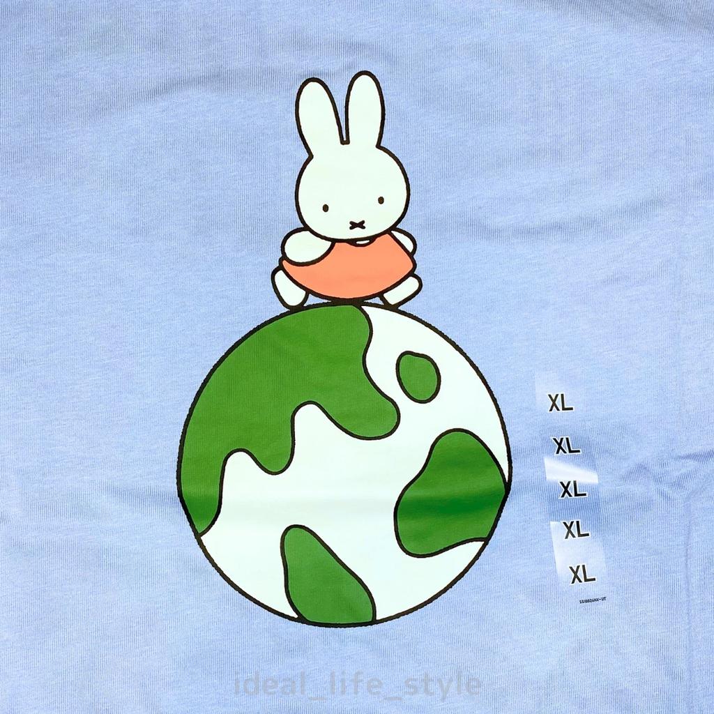 Uniqlo Дик Бруна UT Графическая футболка Синяя Унисекс S-4XL Миффи МИР ДЛЯ ВСЕХ NWT