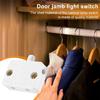 AA58 6Pcs Door Led Switch for Closet Light,Normally Closed Cabinet Electrical Lamp Switches,for Closet Pantry Cabinet White