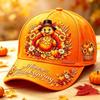 Hot-selling European and American D digital printing Thanksgiving autumn harvest baseball cap adult casual retro cap