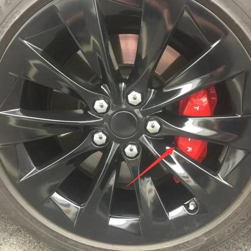 Автомобильная наклейка Наклейка на ручку тормозного суппорта автомобиля Tesla для Tesla Model X S Y 3 P75D P85D P90D P100D Roadster Пленки Боковое Крыло Окно