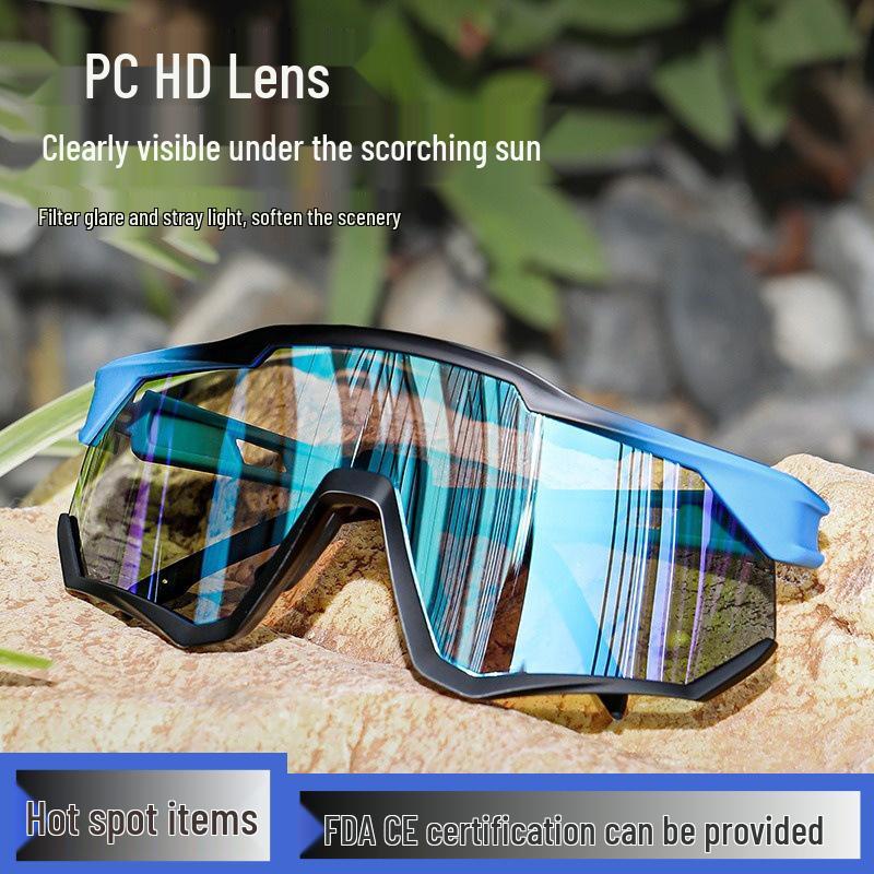 Unisex Outdoor Cycling Goggles: Windproof, Sandproof, Large Frame, Stylish Sunglasses