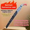 Пила для резки дамасской стали, ручная садовая пила, пила для резки леса на открытом воздухе, инструмент Tree Magic, пила для обрезки деревьев, быстрая заточка, обрезка сада, фруктовое дерево