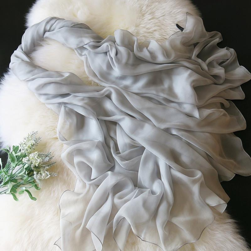 Китайский красный длинный шарф женский осенне-зимний длинный дизайн накидка новинка 100% шелковый шаль-шарф утолщенный шифон очень длинные шарфы