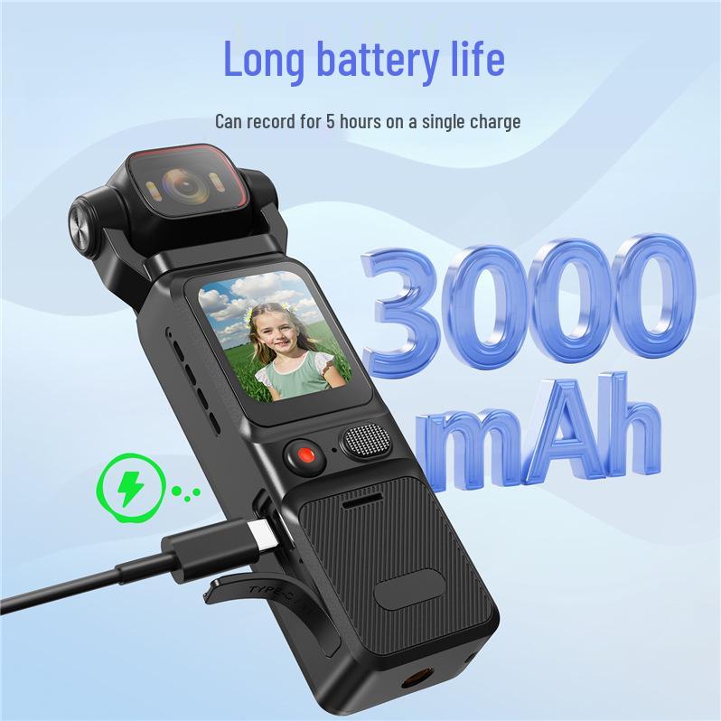 4K HD камера для видеоблогов с гиростабилизацией - Карманный экшн-рекордер для езды