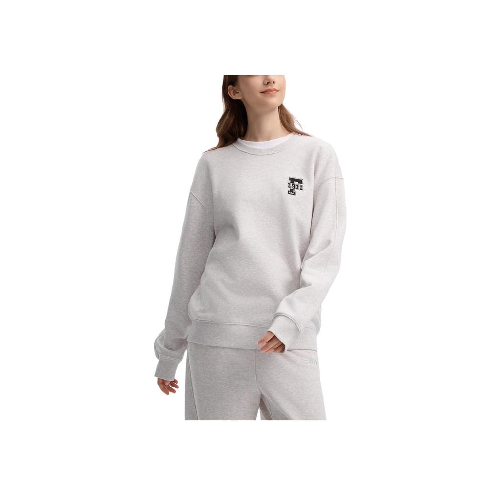 New FILA Sweatshirt Unisex Moonlit Heather Gray F51M449201F-MG