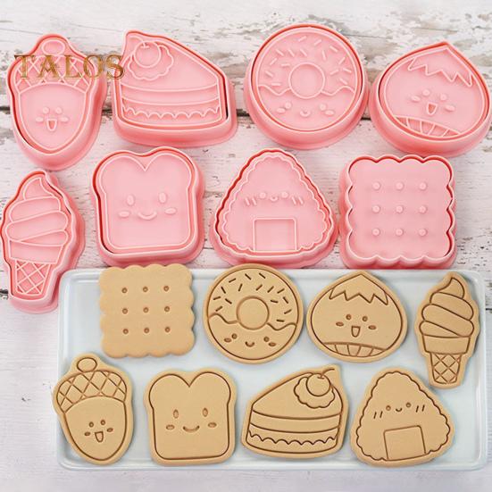 8 шт., форма для печенья, рождественская мультяшная форма для печенья, милые изысканные формочки для печенья «сделай сам», для домашнего фестиваля