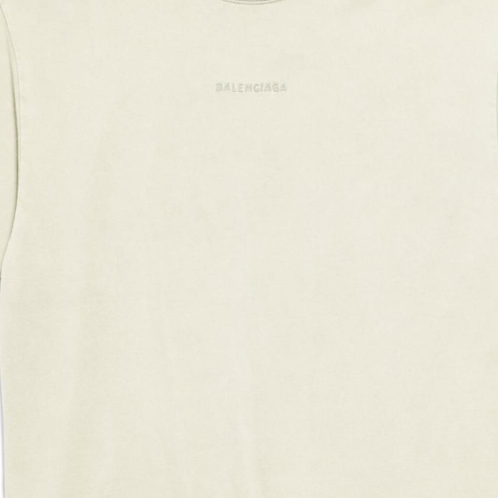 Balenciaga Футболка среднего кроя с вышитым логотипом 764235TPVK19755