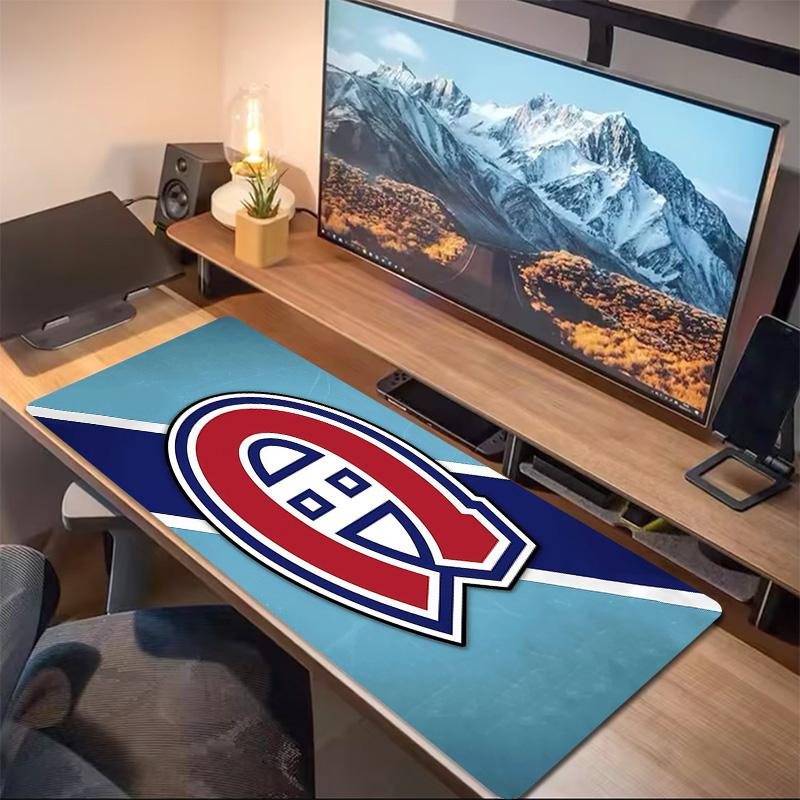 Montreal Canadiens Print Cushion Non-slip Laptop Tablet Big Mousepad XXL Mat Mini PC Playmat With Lock edge