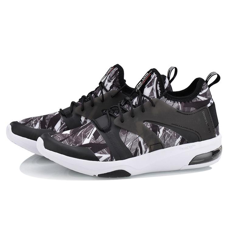Кроссовки для бега Li Ning Женские Низкие Черный/Белый/Серый AFHN006-3