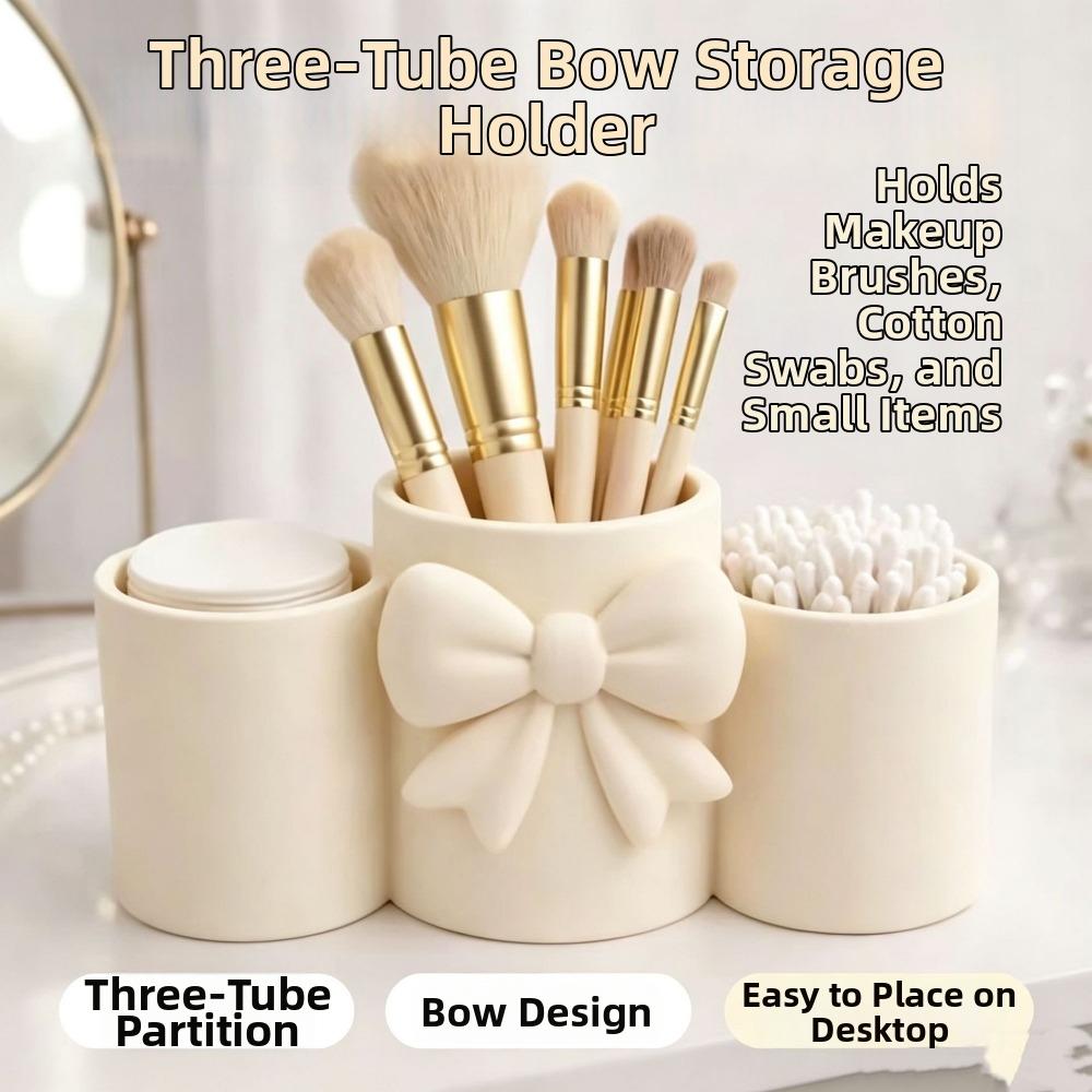 Ornaments Bow Storage Box 3D Printed Desktop Decoration Decorative Pencil Organizer Office Desktop