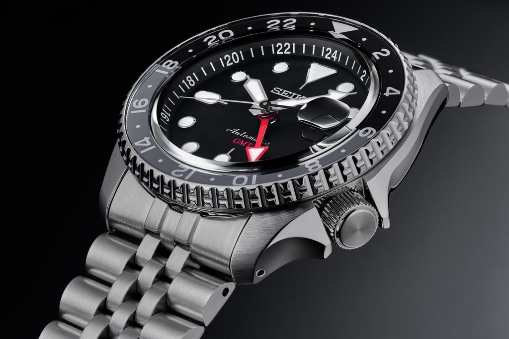5 Sports SBSC001 SKX Series Made in Mechanical Automatic manual GMT Date Gray Black Black stainless steel [Seiko Watch] Men's Watch, Japan, (with
