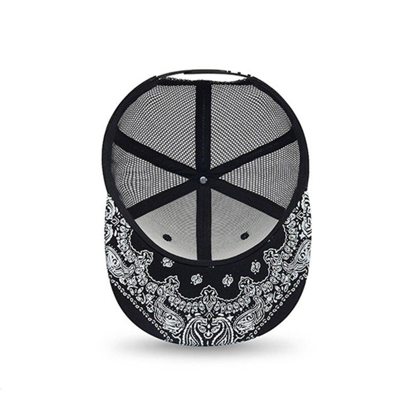 Northwood Летняя сетчатая шляпа Snapback Бейсболка в стиле хип-хоп Черная баскетбольная шляпа Snapback с принтом
