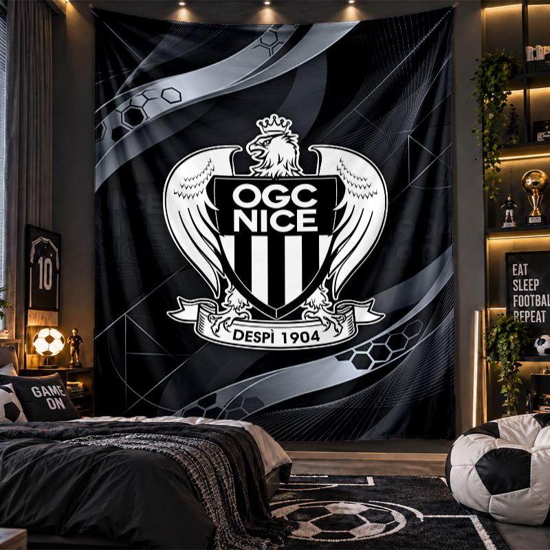 Wall Hanging Tapestry OGC Nice FC Print Cloth for Living Room Bedroom Home Decor