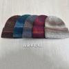 Retro knitted hat autumn and winter Maillard warm wool hat women's trend versatile face small bag head cold hat