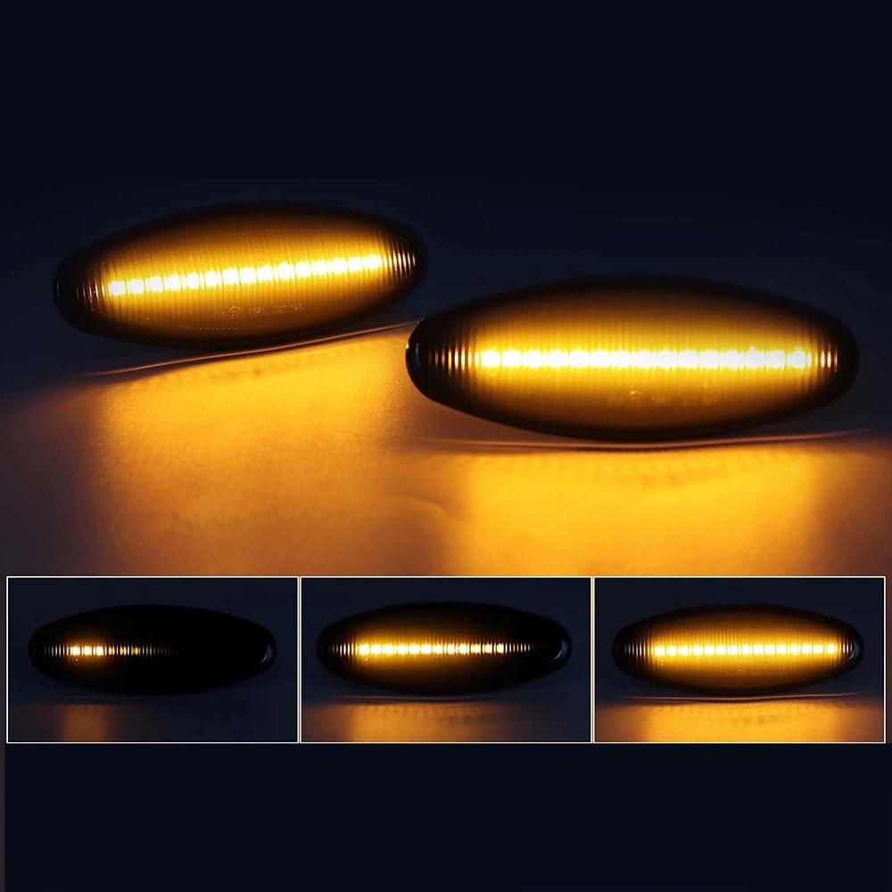 2 шт. для Jaguar S-Type XK8 1997-2007 динамический светодиодный боковой габаритный фонарь указатель поворота