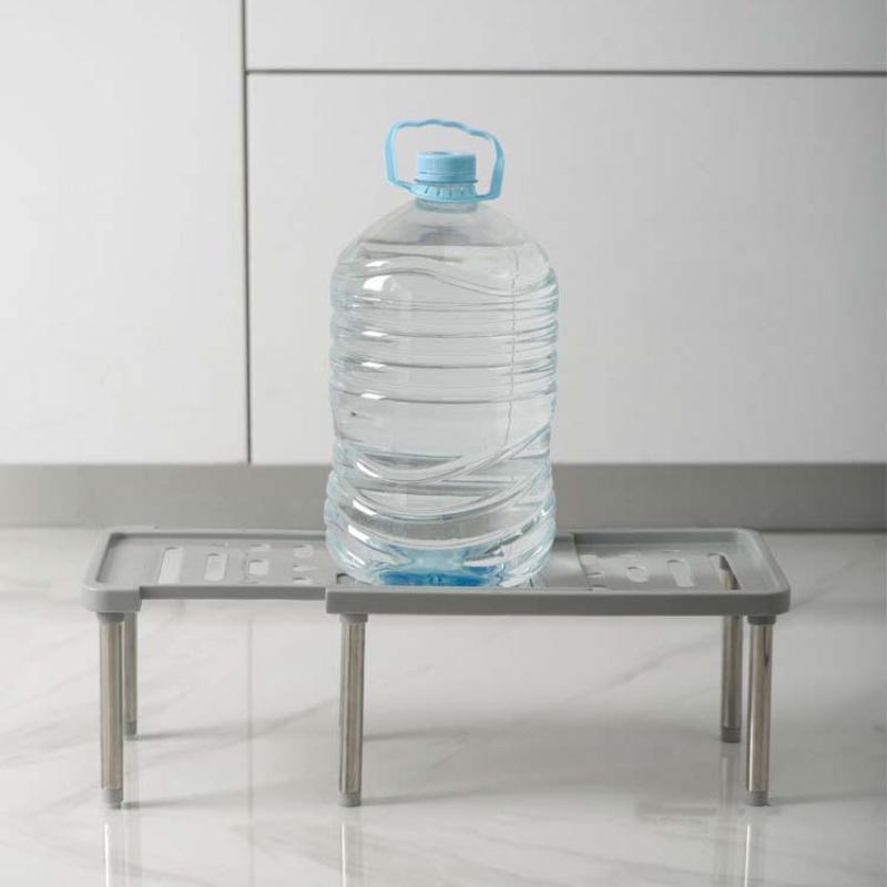 Многофункциональная выдвижная полка под раковиной, подставка для посуды, полка для приправ, полка для хранения кухонных принадлежностей, полка для обуви из нержавеющей стали