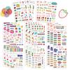8 Cartoon Hand-drawn Elements Plan Book Collage DIY Small Elements Can Be Decorated with Guka Hand Account Mobile Phone Case Notebook