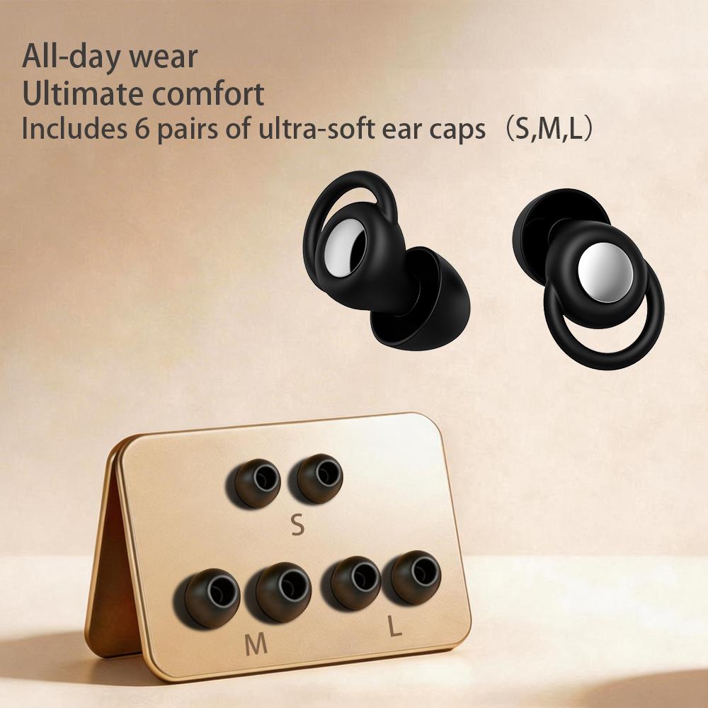 2026 True Noise Reduction Silicone Soft Water Resistant Earplugs S10