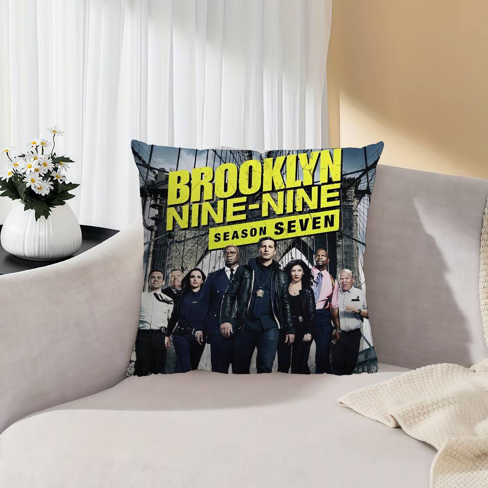 Sitcom BBrooklyn NineNine Pillow Covers Cartoon Sofa Decorative Home Doublesided Printing Short Plush Cute Cushion Cover