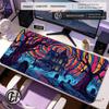 HYBXAXC Anime Sakura Crescent Moon Large Gaming Mouse Pad NonSlip Rubber Desk Mat for PC Laptop Home Decor