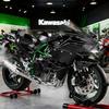 1/9 Модель мотоцикла Kawasaki Ninja H2R со спрей-сплавом, Игрушечный транспорт, Коллекция, Звук и свет, Внедорожный мотоцикл, Игрушки, Машина