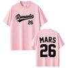 2026 Bruno Mars The RoUnisextic Tour Print Merch Tshirt 100Cotton Clothing Unisex Unisexs Unisex Hiphop TShirts Y2k Casual Fan Tee