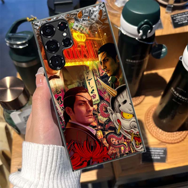 Чехлы для игры Yakuza 0 Чехол для телефона для Samsung Galaxy S26 Ultra S25 Edge S24 S23 FE S21 Plus S20 S22 S10 Чехол TPU Capa Shell Shockp