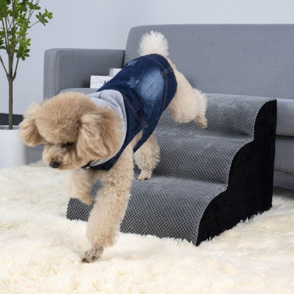 Non-slip Dog Stairs Removable Dog Slope Ladder Portable Pet Stairs Pet Supplies
