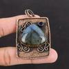 Labradorite Pendant Tanzanite Quartz Pendant Copper Pendant Handmade Jewelry Gemstone Pendant Anniversary Gift Copper Jewelry Healing Stone