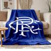 Rangers Football Club Soft and comfortable flannel Suitable for sofas living rooms outdoor camping travel and also makes a great anniversary gift