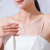 High Quality Fine Jewelry Engagement Wedding Jewelry 925 Sterling Silver  Star Moon Tassel Pendant Necklace