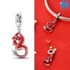 Original Copper Dragon Firefly Butterfly Puppy Heart Plane Travel Charms Beads Fit Bracelet Zircon For Women Gift