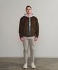 Panicale Brown Suede Blouson Jumper