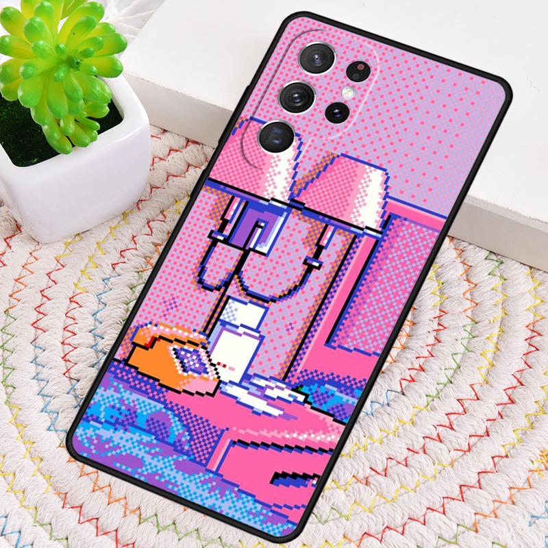 Арт Пиксель Эстетичный Чехол для Телефона для Samsung Galaxy note 10 pro S26 Ultra S23 S24 FE S25 S21 S22 PLUS противоударный Чехол