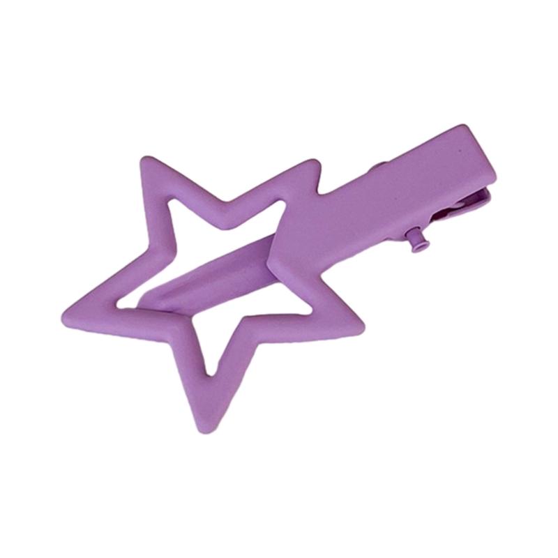 Cute Star Barrettes Clip Hairpin Y2K Girls Ornaments Headdress Hair Accessories Harajuku Barrettes Clip Bangs Hairpin