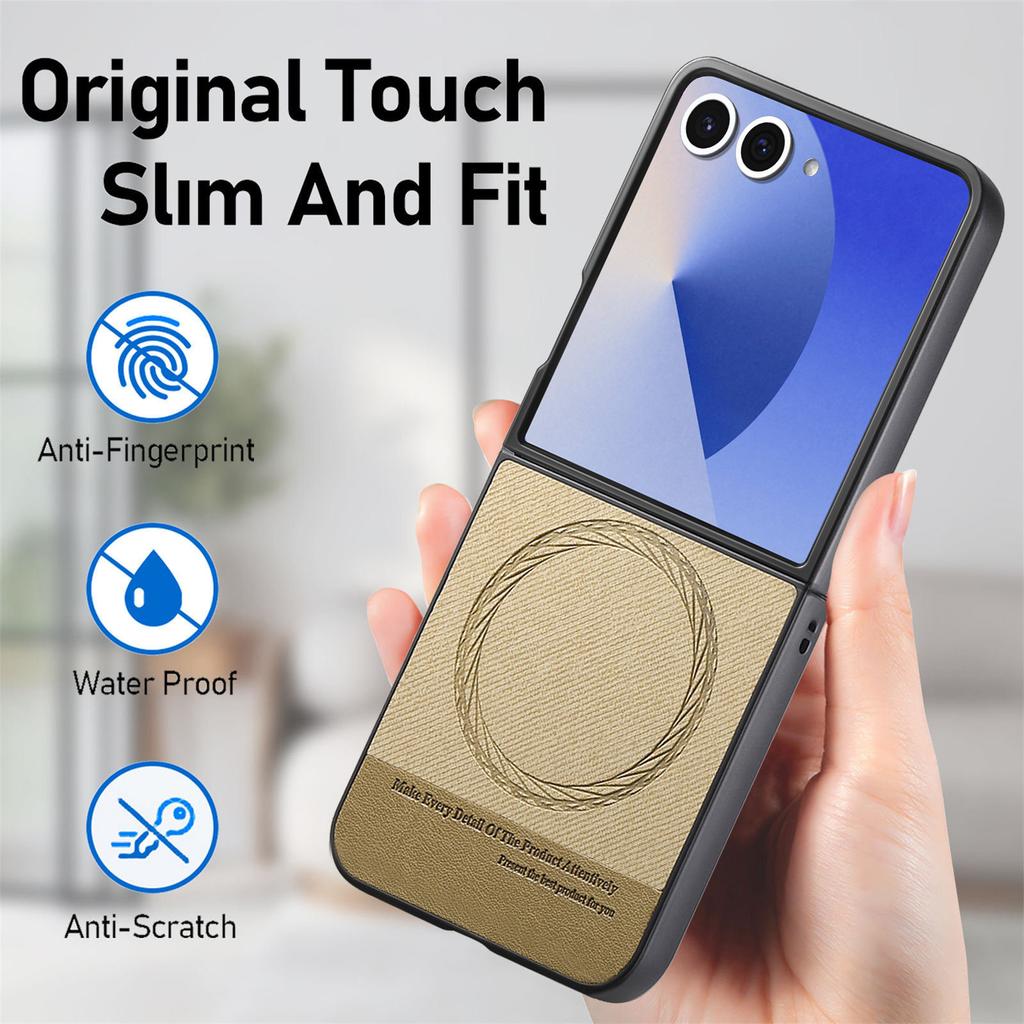 Удобный кожаный складной магнитный чехол для Samsung Galaxy Z Flip7 5G Flip 7 6 Flip6 Flip4 Flip 5 4 3 Flip3 Аксессуары