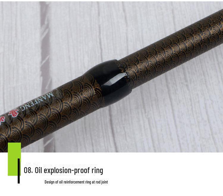 Комплект сверхкоротких телескопических удилищ из углеродного волокна, портативный и универсальный для рыбалки вдали от берега.