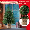 Artificial Christmas Tree Desktop Small Tree Pe Christmas Decoration Christmas Tree Ornaments Small Christmas Tree