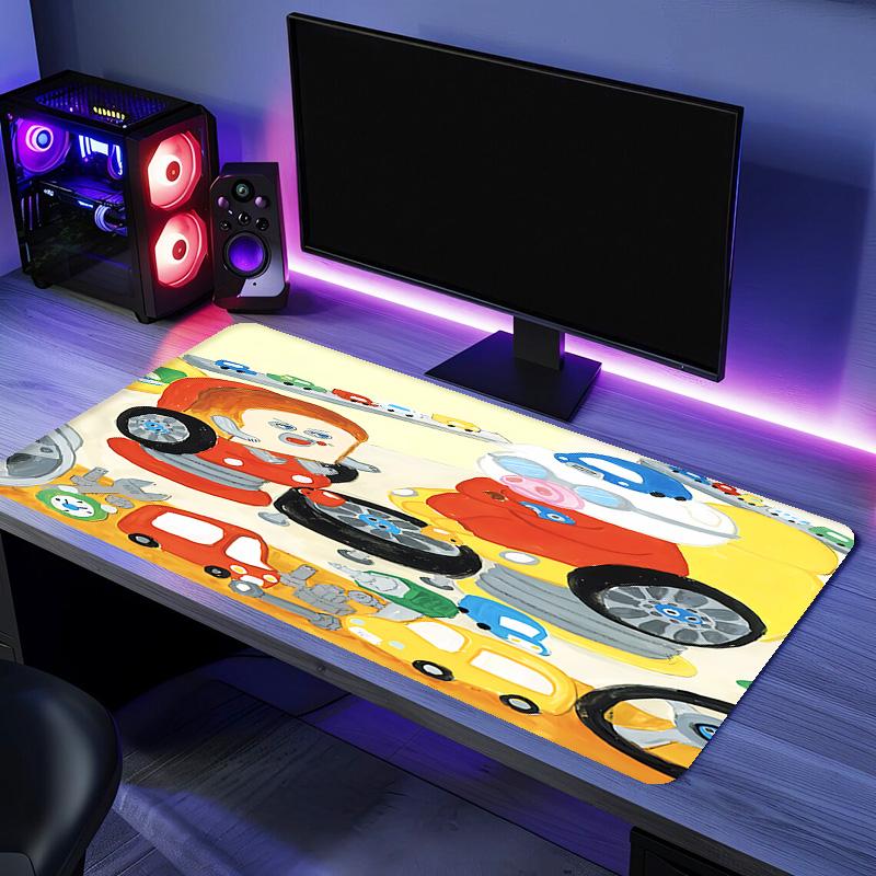 Bread Thief Mouse Pad - Non-Slip Rubber Base, Smooth Surface for Work,Gaming,Office,And Home Use, Desk Mouse Pad